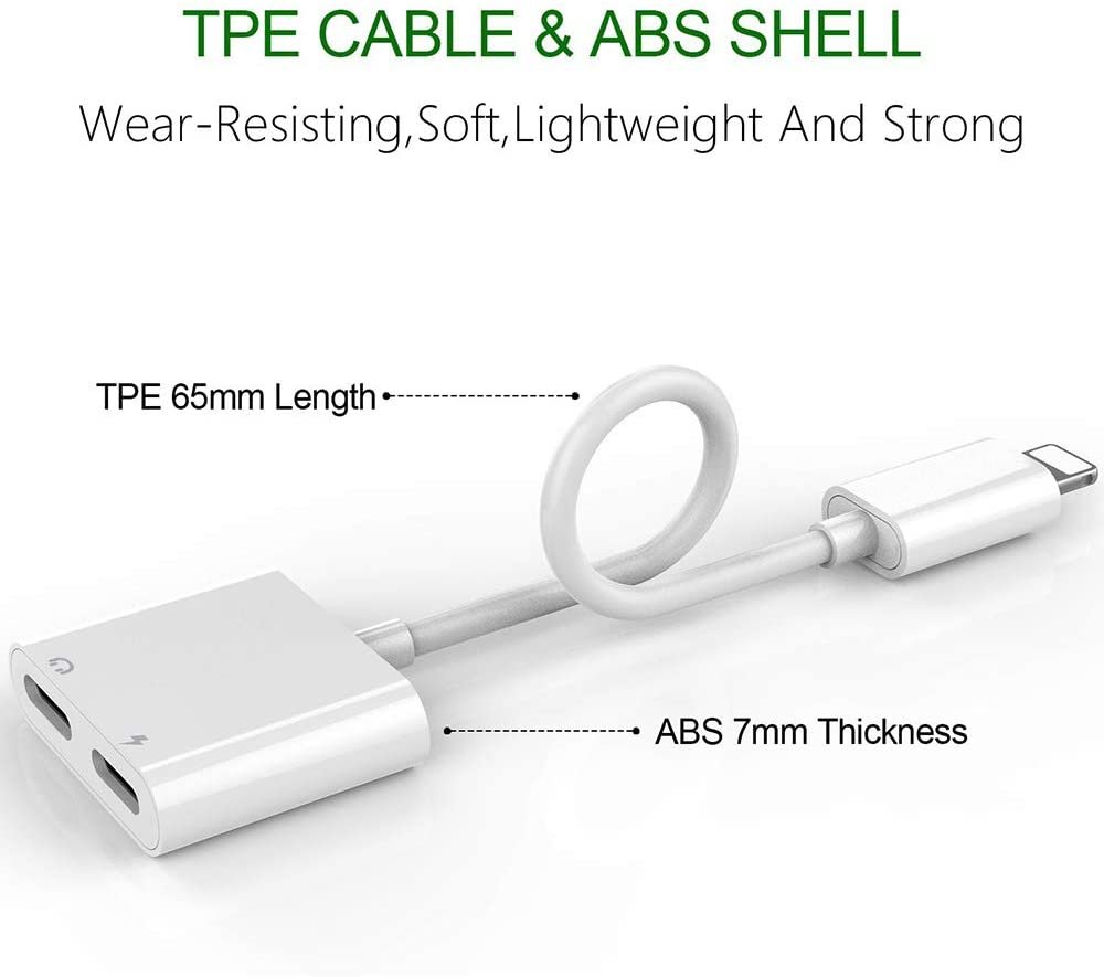 2-in-1 for Lightning Adapter For iPhone 7 8 Plus 10 X - Image 8