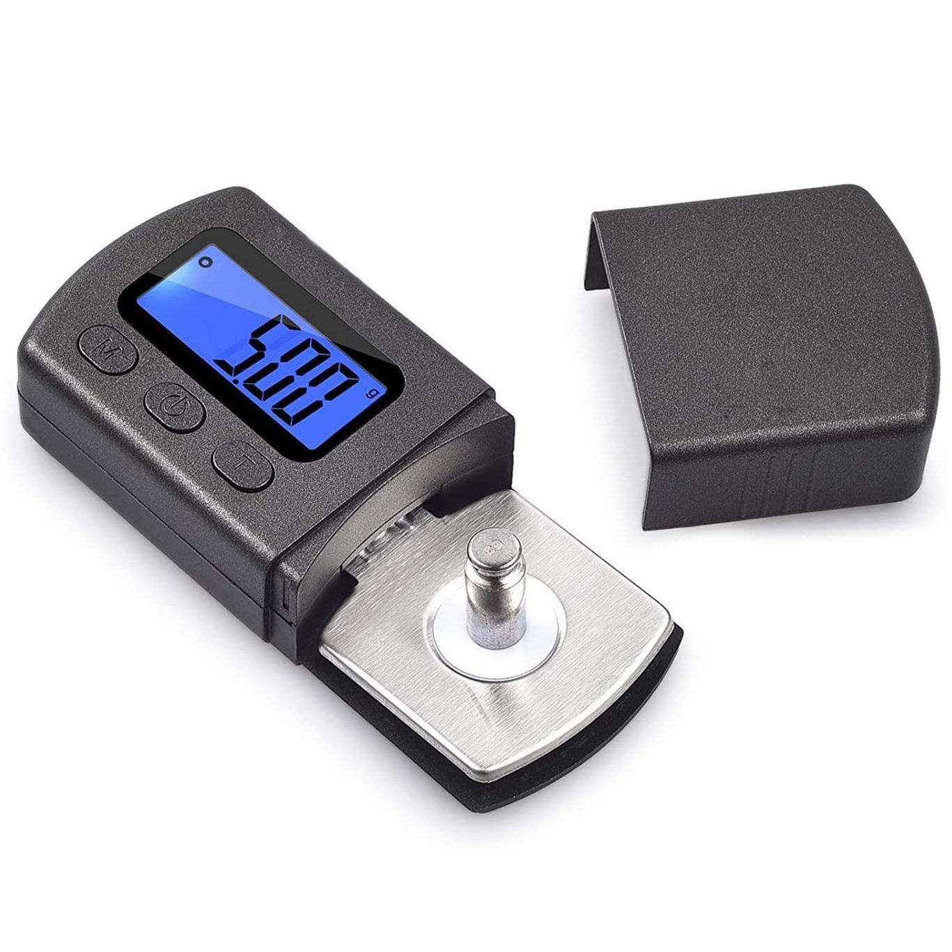 Digital Turntable Stylus Force Scale Gauge 0.01g/5.00g Blue LCD Backlight for Tonearm Phono Cartridge - Image 2
