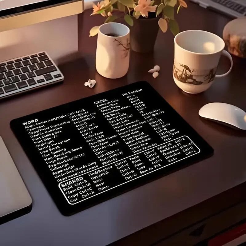 Keyboard Shortcuts Mouse Pad for Microsoft Word and Excel (PC Windows) - Image 7