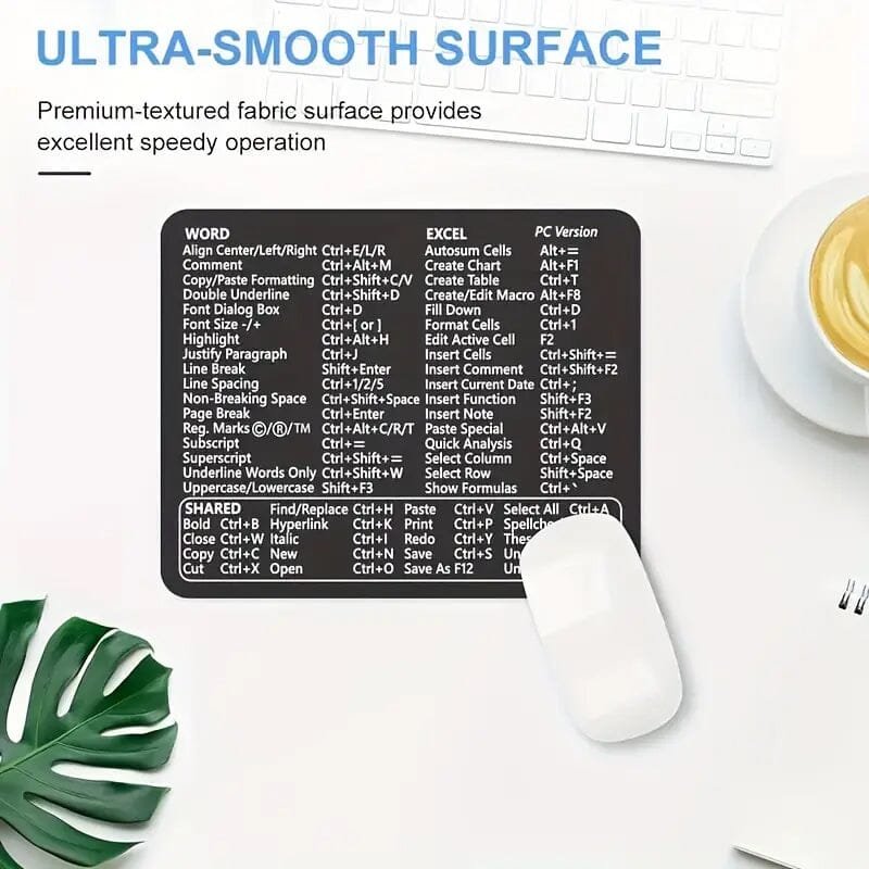 Keyboard Shortcuts Mouse Pad for Microsoft Word and Excel (PC Windows) - Image 4