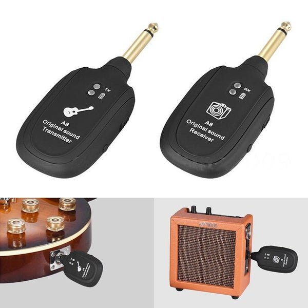 UHF Guitar Wireless System Transmitter Receiver - Image 7