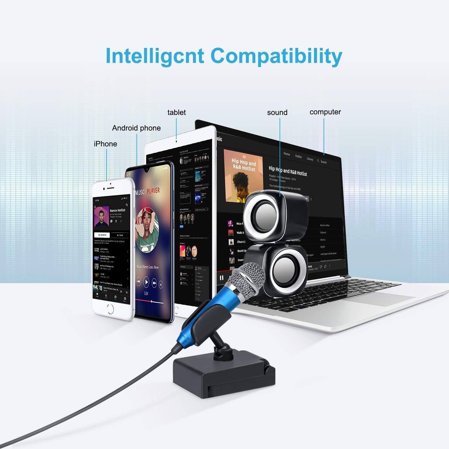 Uniwit Mini Portable Vocal/Instrument Microphone - Image 4